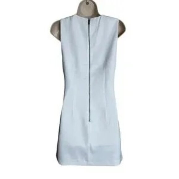 NWT Alice + Olivia Clyde Embellished Rose Shift Dress size 6 - Picture 3 of 8